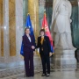 3 March 2017 National Assembly Speaker Maja Gojkovic and EU High Representative Federica Mogherini